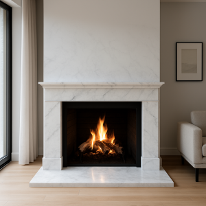Stone Fireplace Installation